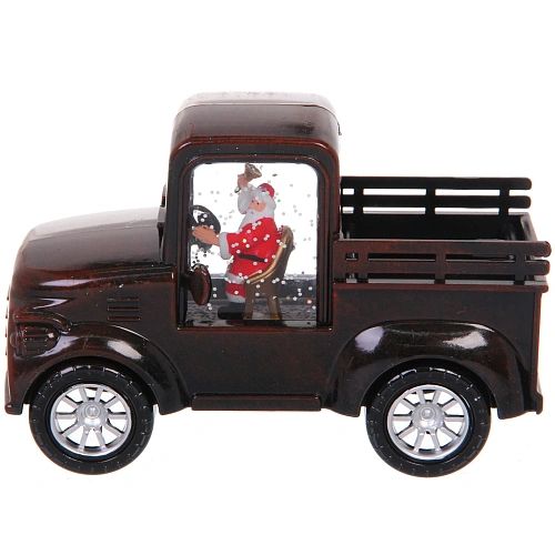 Сувенир с подсветкой Сказочная машина 15,579,5 см, Красный (работает от батареек LR443)_12