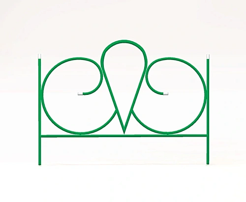 Заборчик садовый "Волна" 57*66*330см (5 деталей)