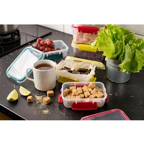 Контейнер для продуктов 0,5л BUTTERFLY красный _2