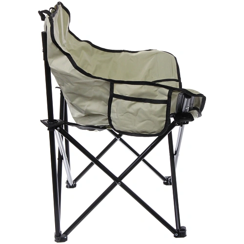 Кресло складное до 100 кг TJ-2000, 604670 см, цвет светло-серый_4