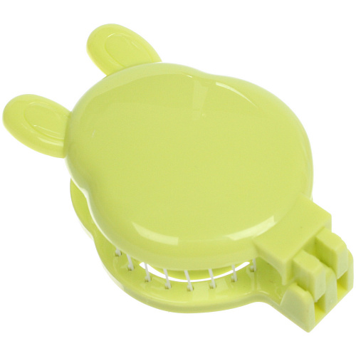 Расчёска массажная складная с зеркалом БИННИ, цвет салатовый, 105653см (коробка PVS)_3