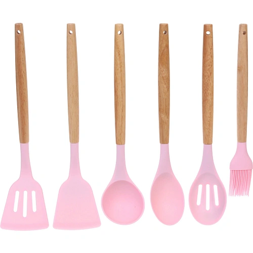 Набор кухонных принадлежностей  12шт Felicità розовый_3