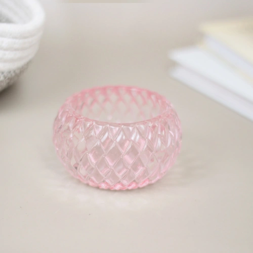 Подсвечник "Грация" 7,5*4,3 см, Розовый нежный