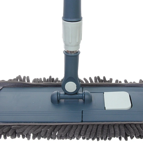 Швабра Селфи с насадкой из микрофибры, насадка 150гр ,букли Gray _7