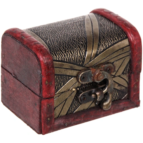 Сундук из дерева Виктория, 8х6х6 см_2