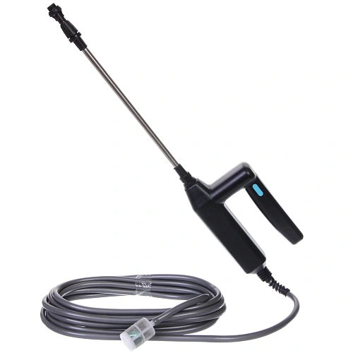 Опрыскиватель садовый Профи аккумуляторный с зарядкой от USB три насадки, шланг 5м_4