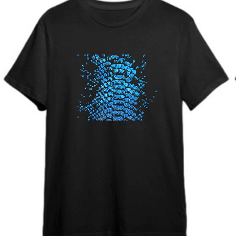 Футболка с принтом "Чары Орсеи", цвет черный, р-р 46