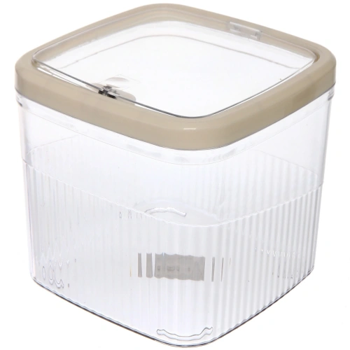 Контейнер для мусора"Стайл"3л прозрачный 162