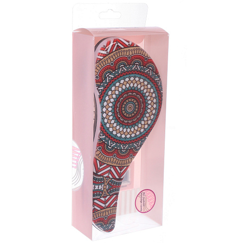 Расческа массажная компактная ЛАНТА, микс 4 дизайна, 187,5см (PVC коробка)_5