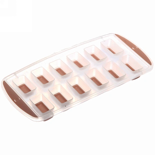 Форма для льда пластиковая с силиконом Кубики_4