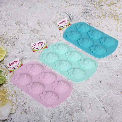 Форма для льда силиконовая Клубнички 1911см_5