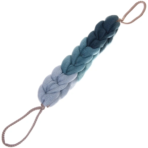 Мочалка для тела "PREMIUM - BOTAGA", цвет сапфировый / лазурный, 55*29*5,5см, 60грамм, Zip пакет✦