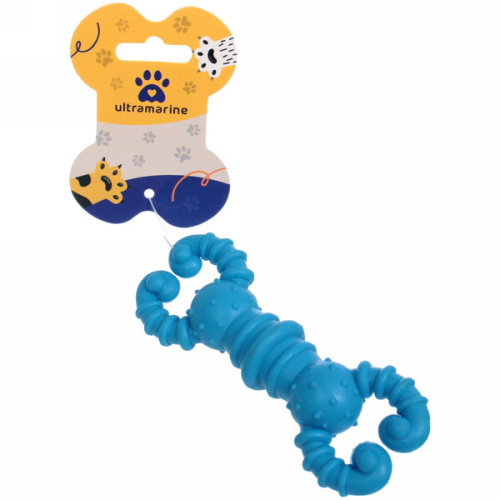 Игрушка для собаки "Bubble gum-Краб" 12,7см цвет голубой Ultramarine