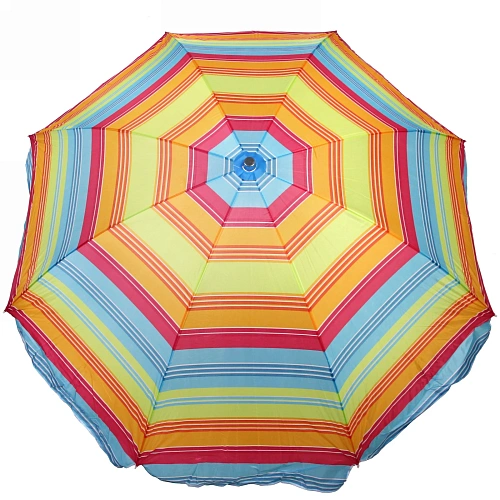 Зонт пляжный D=240см, h-220см Радужные мгновения с механизмом наклона ДоброСад_3