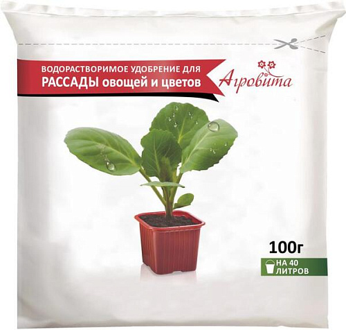 Удобрение Агровита Для Рассады 100Гр.-50 Шт./ Уп.