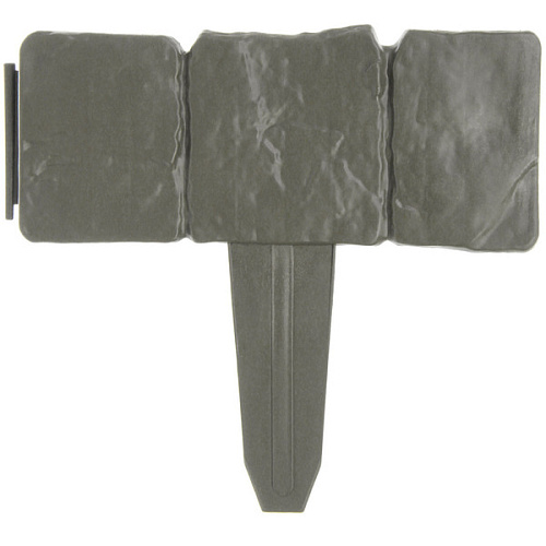 Садовое ограждение Камни (набор 4 шт) ( 1 секция 25,322 см), Графит_7