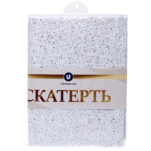 Скатерть 137180 см Гармония, паутинка, пвх, цвет белый_8
