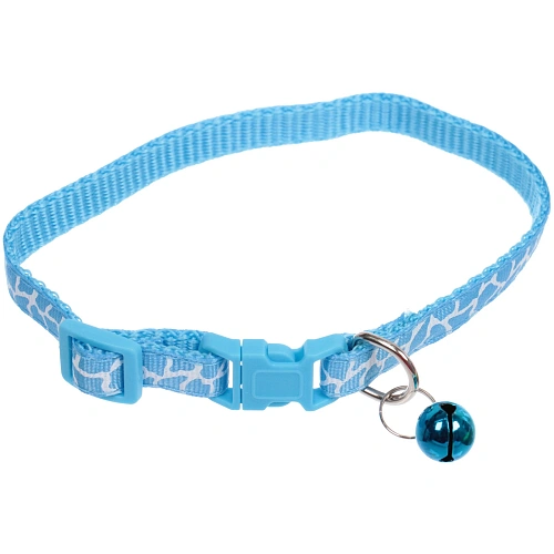 Ошейник с колокольчиком 119-32см Zoo City-Саванна микс цветов CC19 Ultramarine_13