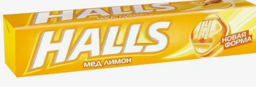 Карамель леденцовая HALLS Мед и лимон (Россия) 25г