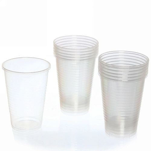 Стакан одноразовый 0,2л в наборе 12шт, прозрачный  