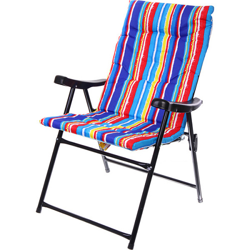Кресло складное с подлокотниками Релакс R1297-1, 59*60*92 см, ДоброСад