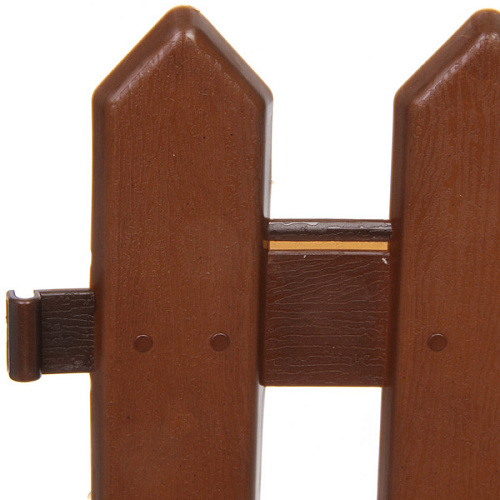 Садовое ограждение Классика (набор 4 шт) (1 секция 4029 см), Коричневый_3