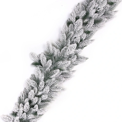 Гирлянда хвойная "Заснеженная" 2,0 м d=30 см, ПВХ, белое напыление