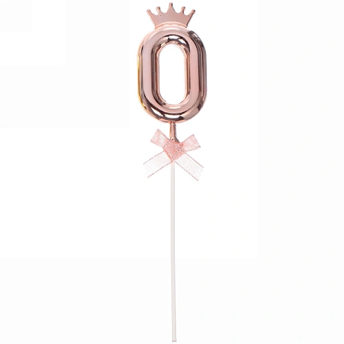 Топпер для торта Цифра Королевский вечер 0 22 см , микс_5