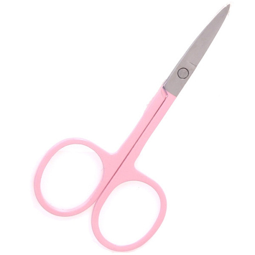 Ножницы маникюрные в пакете "Manicure set", классические, цвет розовый, 9см✦