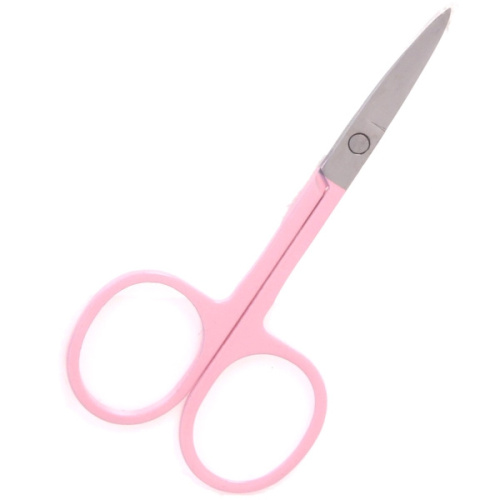 Ножницы маникюрные в пакете "Manicure set", классические, цвет розовый, 9см✦