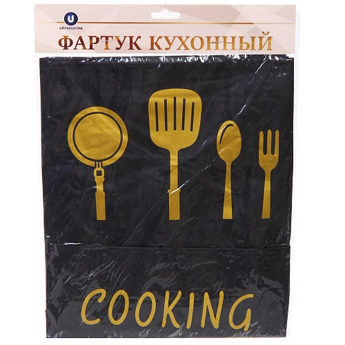 Фартук COOKING, 6671 см, цвет черный_3