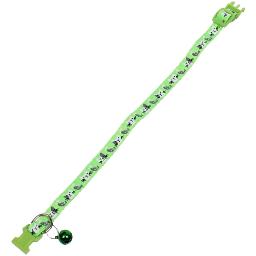 Ошейник с колокольчиком 119-32см Zoo City-Котик микс цветов CC14 Ultramarine_12