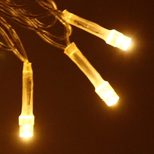 Гирлянда для дома БАХРОМА ш1,5м в3050 см 48 ламп LED, прозрачнпров, 8 реж, Теплый белый_9