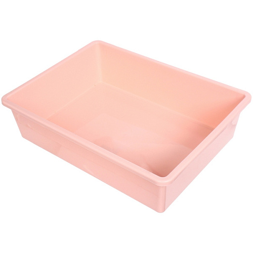 Лоток - туалет для кошек с совком ЧИСТЫЕ ЛАПКИ, цвет пудровый, 3828510см (пакет)_3