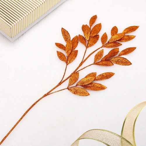 Ветка декоративная "Симфония красок", Янтарь