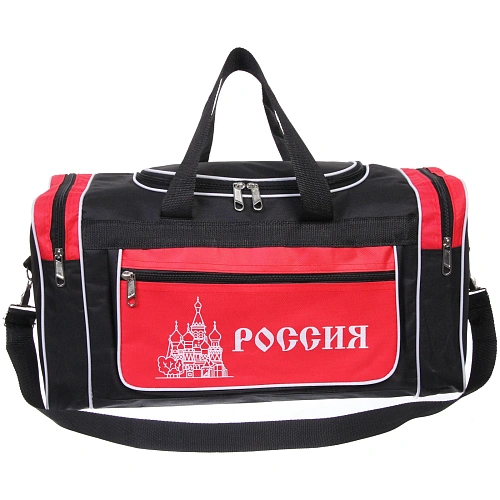 Сумка спортивно - дорожная РОССИЯ, Кремль, 502620см (разработка РЦ Восток)_4