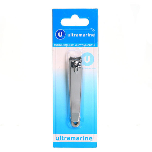 Кусачки для ногтей "Классика - Ultramarine" цвет серебро 7,5см✦