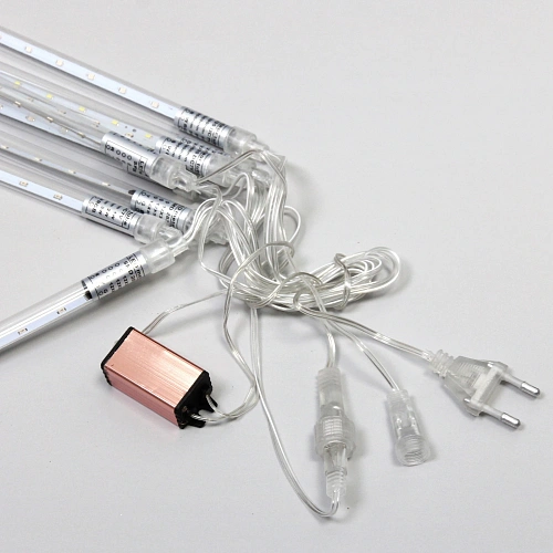 Гирлянда для улицы Тающая сосулька 3,0 м80 см 575 лампы LED, IP-54, Мультицвет (8 трубок)_7