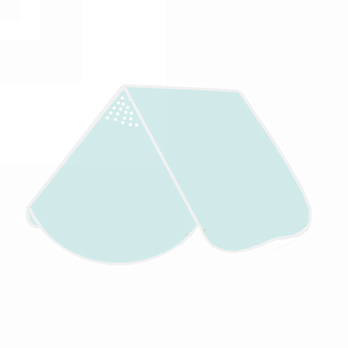 Пленка на коляску с перфорированными форточками 140х150см_6