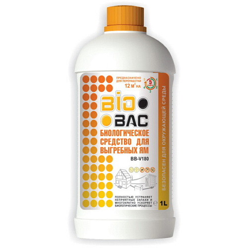 Средство для выгребных ям "BioBac" 1л BB-V180  