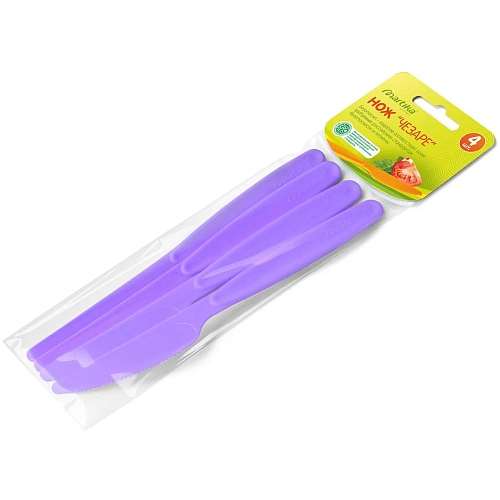 Набор пластиковых ножей 4шт Чезаре С475_3