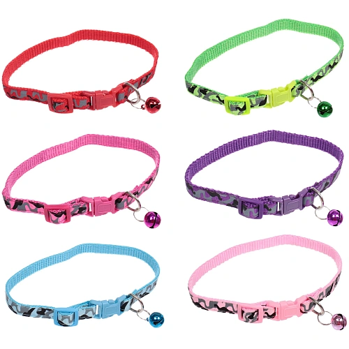 Ошейник с колокольчиком 119-32см Zoo City-Милитари микс цветов Ultramarine_12