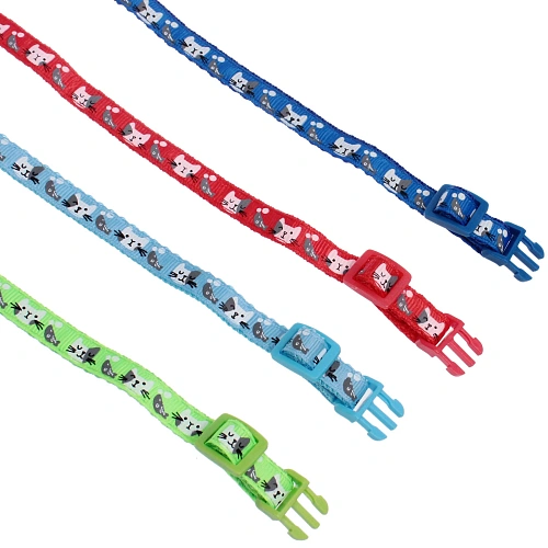 Ошейник с колокольчиком 119-32см Zoo City-Котик микс цветов CC14 Ultramarine_6