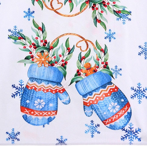 Полотенце кухонное Winter - Варежки 4057 см, микрофибра 200 грм2_3