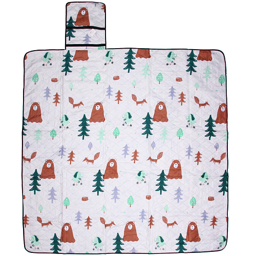 Коврик для пикника Лесные звери, 200200 см_3