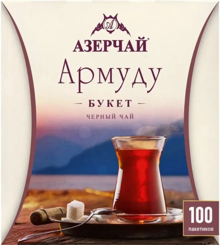 5 Чай Азерчай Армуду черный   Букет  100п*1,6г*12  (420533) !