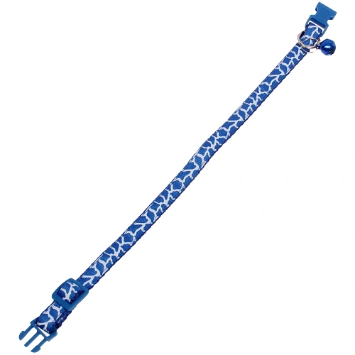 Ошейник с колокольчиком 119-32см Zoo City-Саванна микс цветов CC19 Ultramarine_4
