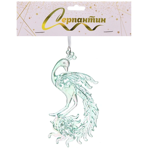 Подвеска Сказочный павлин 515,5 см, Зелёный_4